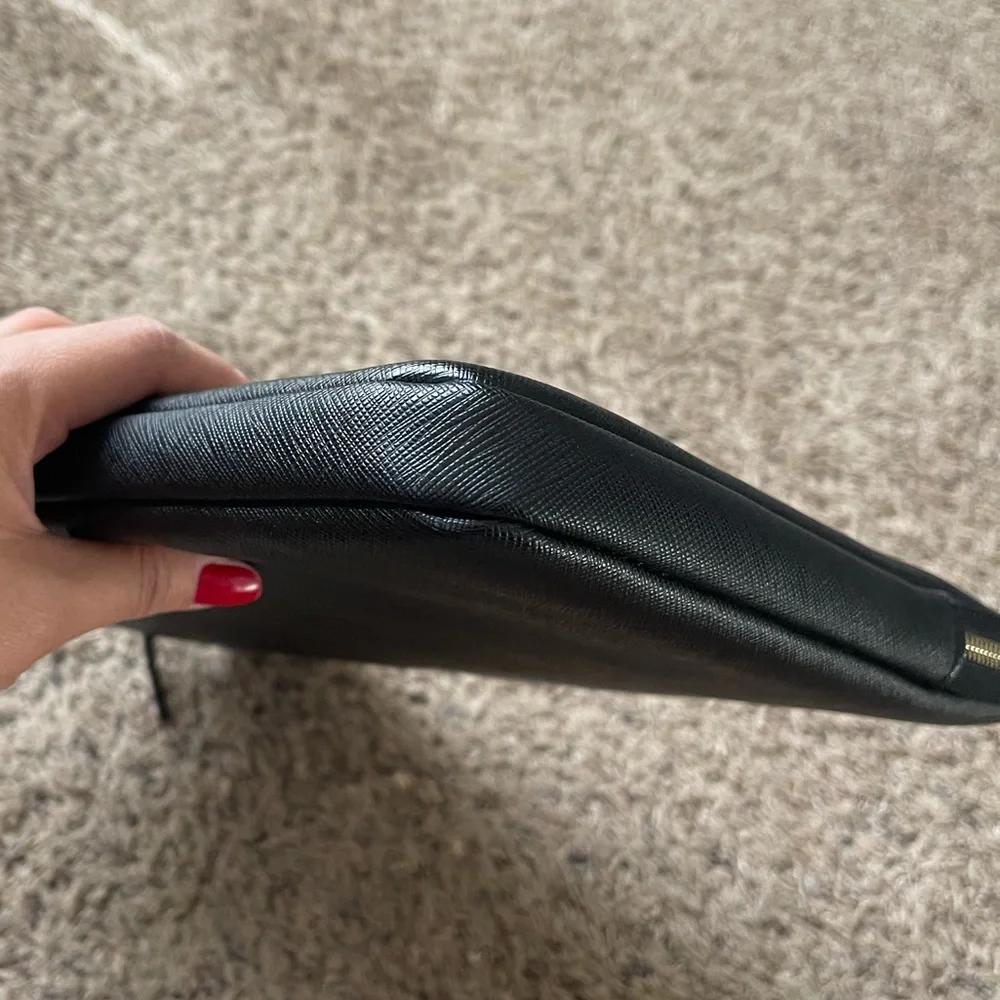 Kate Spade Black Saffiano Leather Laptop Case